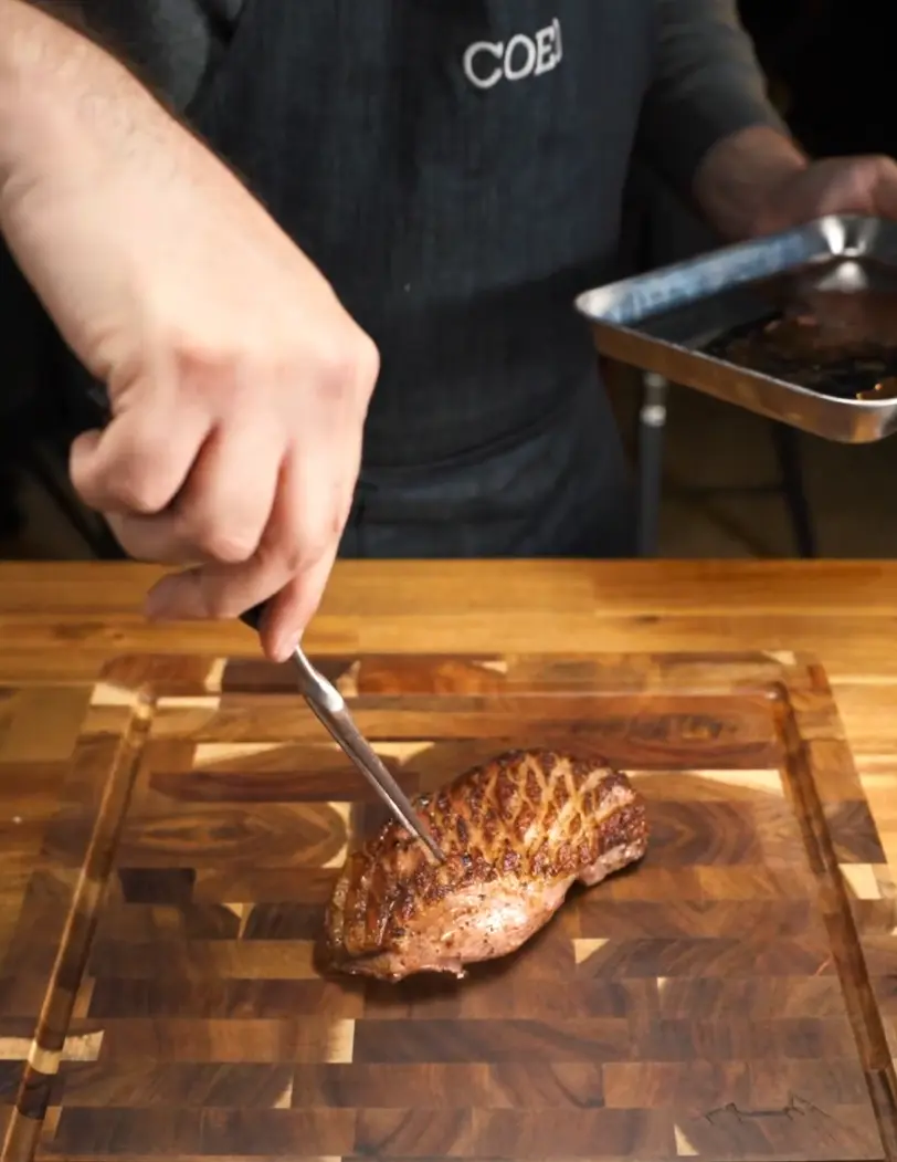 magret barbecue kamado