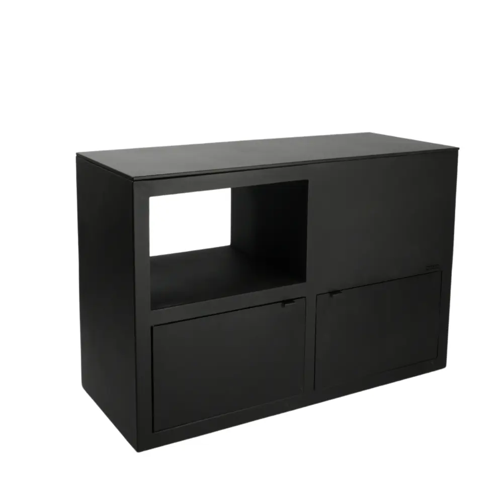 island brasero kamado table black