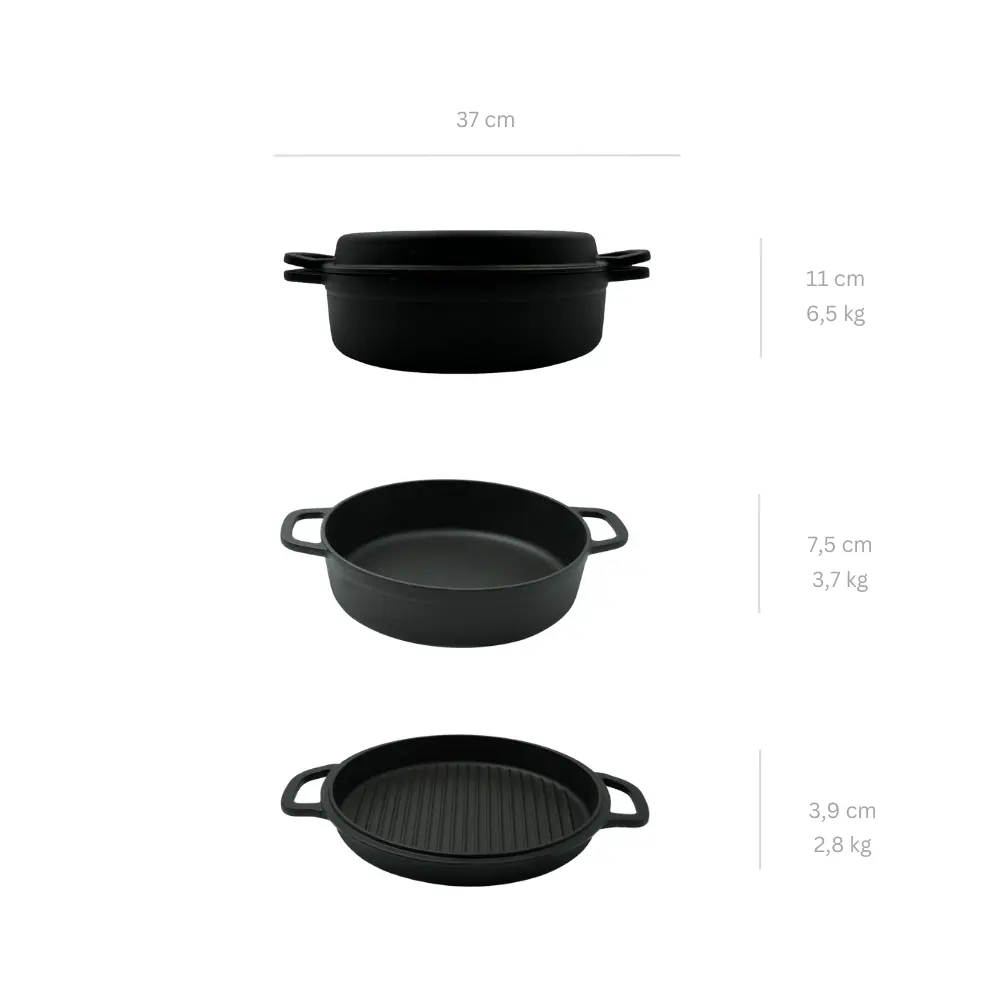 cocotte dutch oven fonte cast iron