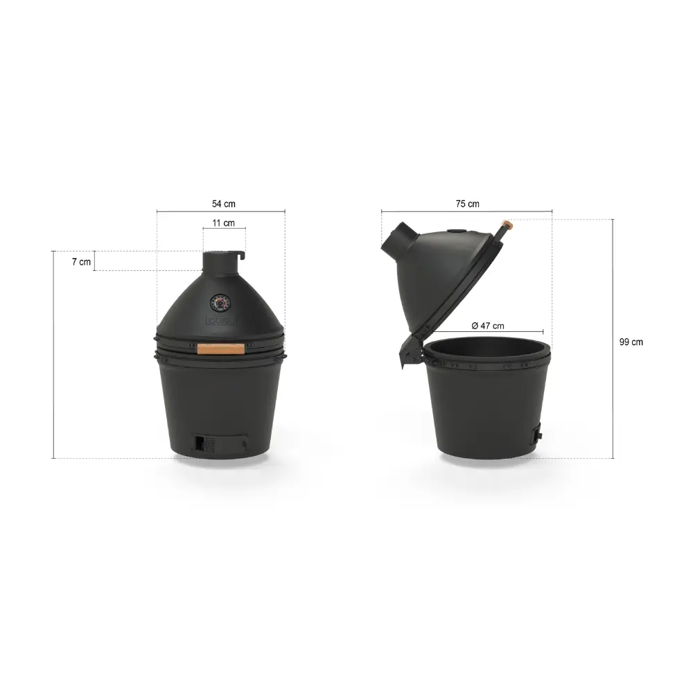 barbecue kamado quatro large bbq