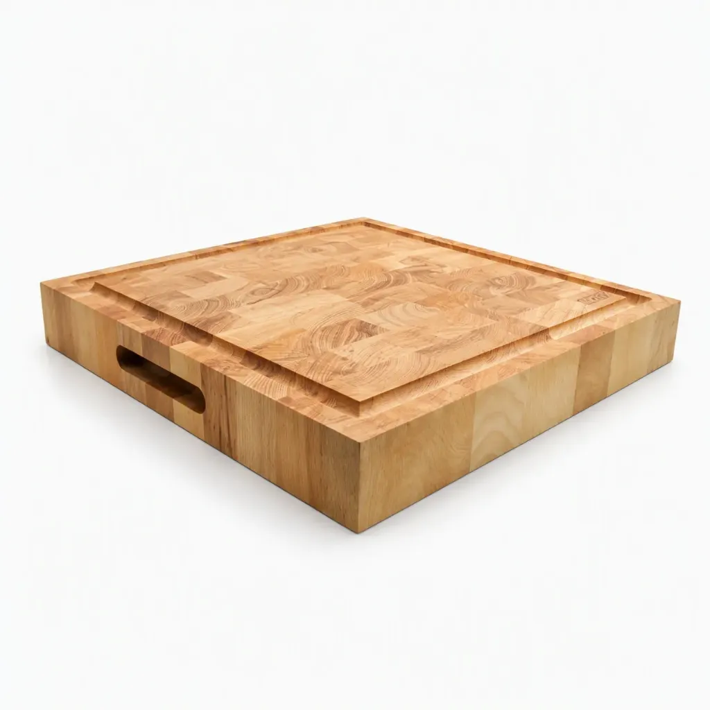 [BB2] End-Grain Beech Butcher Block 50x50 cm