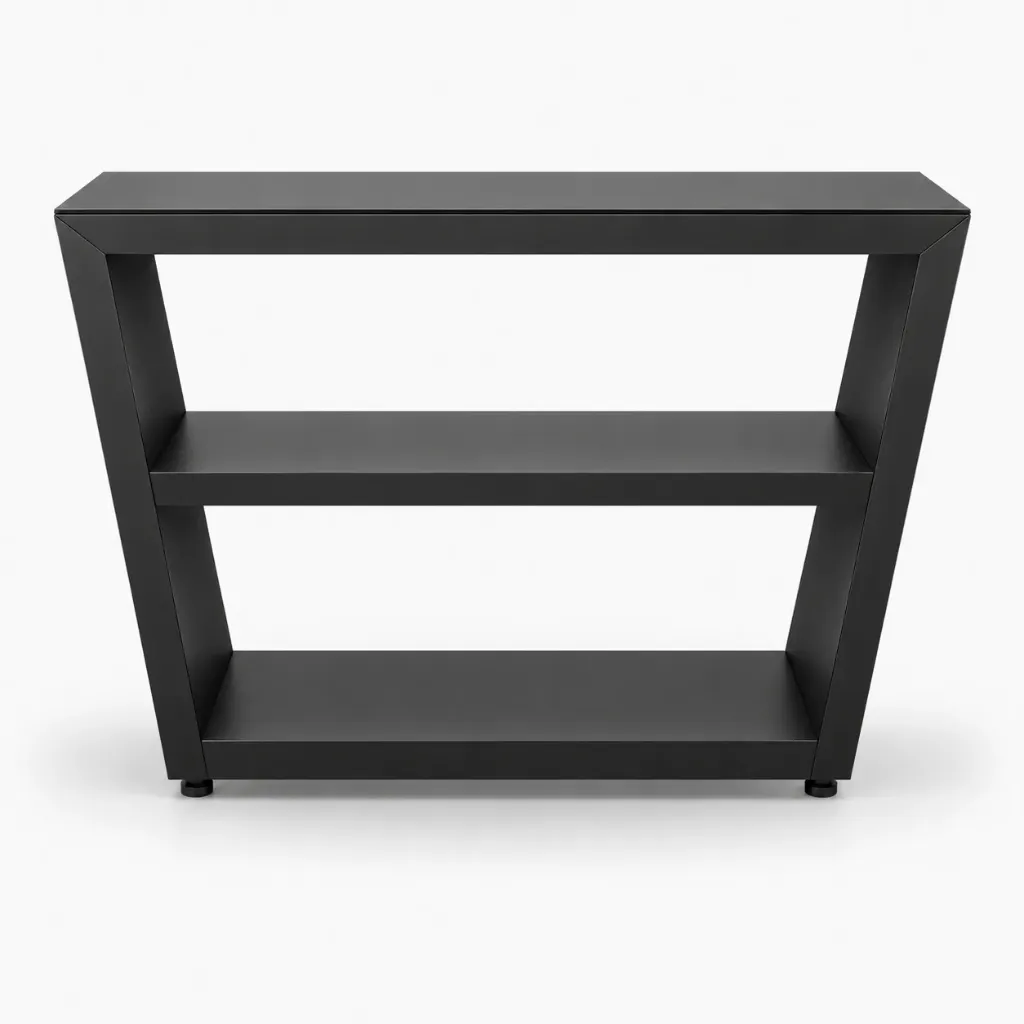 [COMPB] Fire pit cart (BLACK PAINTED GALVANIZED STEEL)