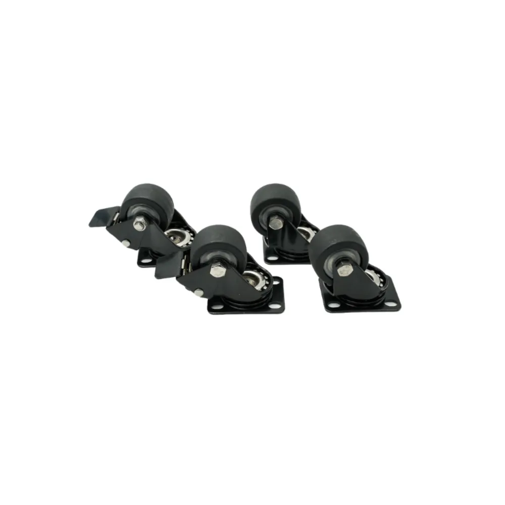 [R3] Fire Pit & Outdoor Furniture Caster Kit (Set of 4) (Acier)