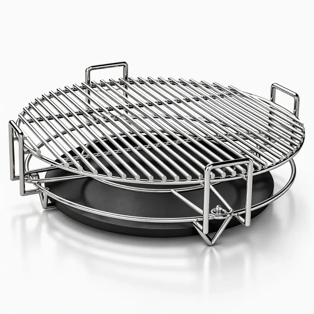 Cuisson multi-niveaux et déflecteurs Split & Mix pour kamado