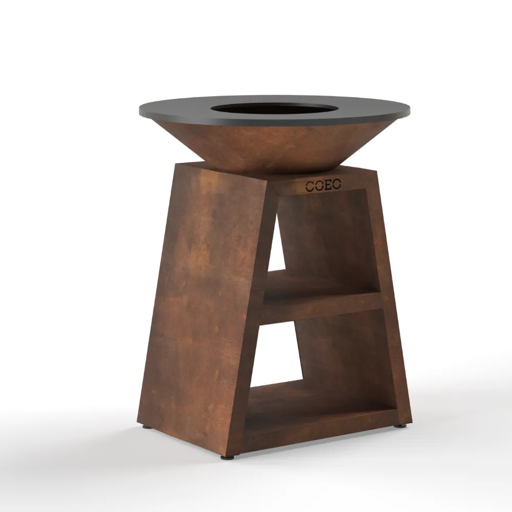 [TRIO82C2] Brasero Fire pit TRIO Ø82cm  (Corten steel)