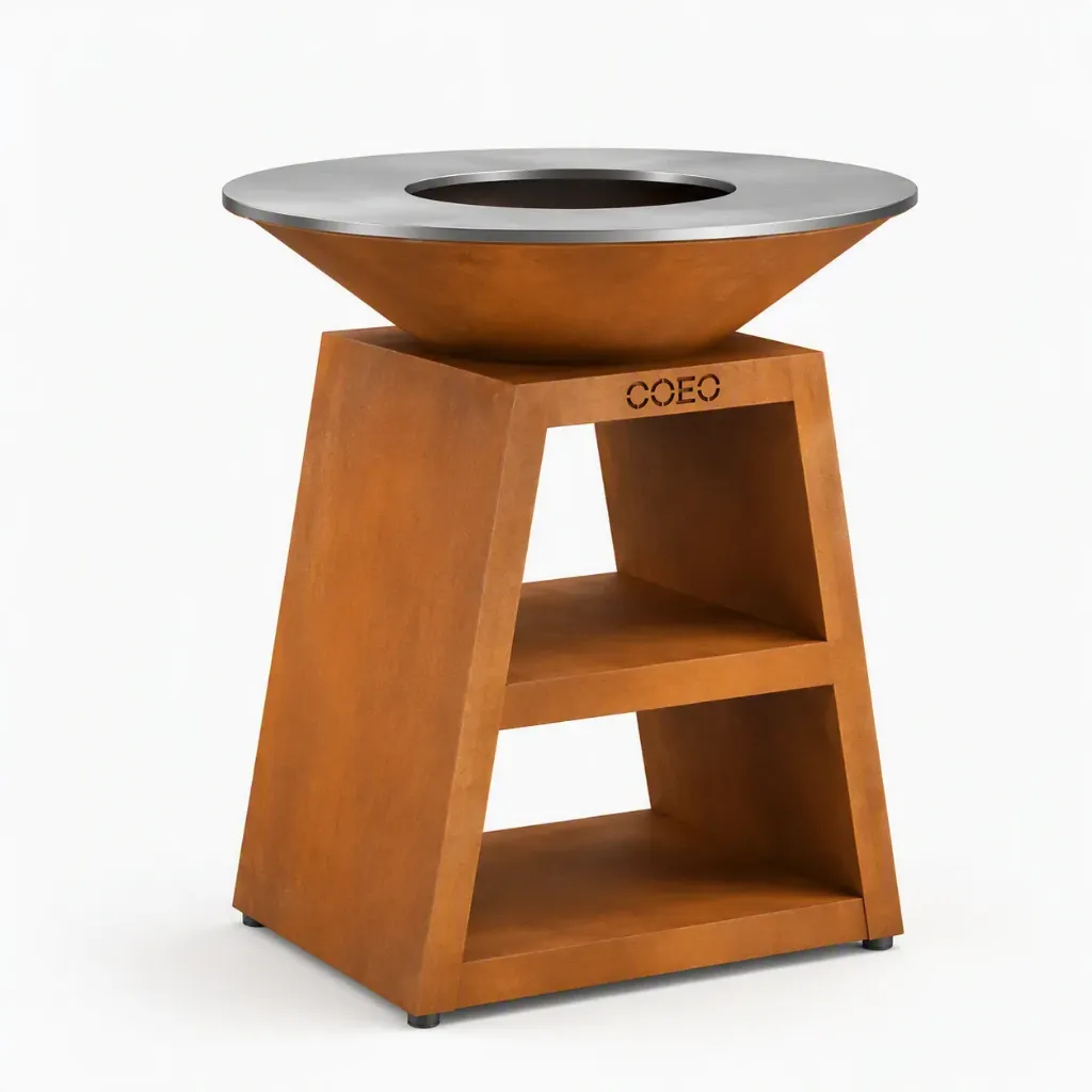 TRIO Ø82cm Fire Pit Plancha Barbecue