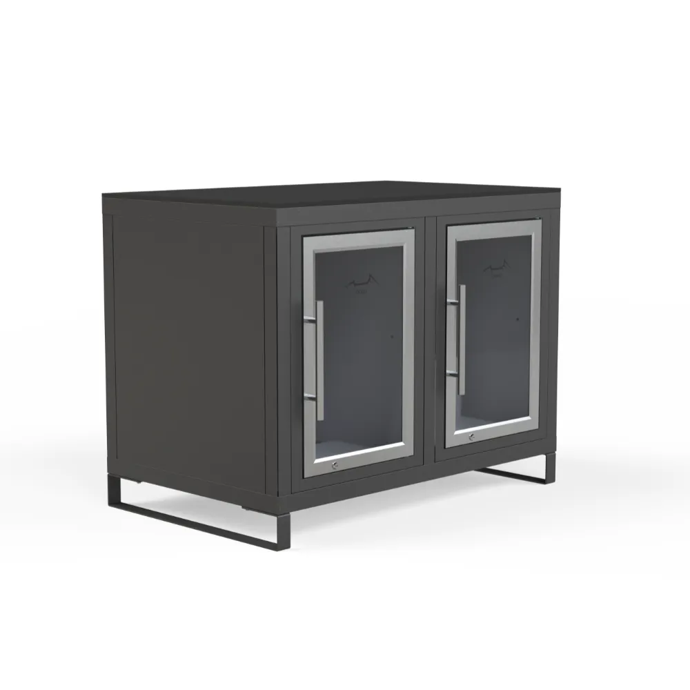 [C-U-C120-FT-2FRID-SF] 120 cm Outdoor Kitchen Module in 304 Stainless Steel (SANS, LES DEUX, SANS, LUGE)
