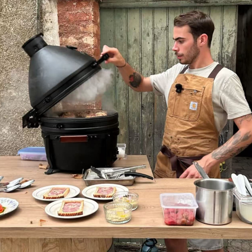 QUATRO M - kamado à poser 16" / Øint 35cm